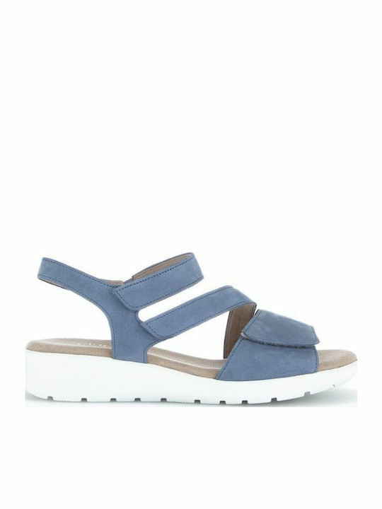 Damenplattformen Blau