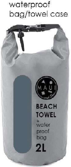 Maui & Sons Microfiber Body Towel 250gr/m² in Case Grey Original Surf 180x90cm