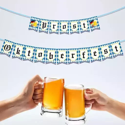 Banner-Schild Girlande Oktoberfest 150 cm Bayerischer Stil