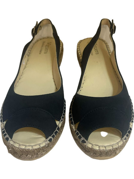 Damenplattformen im Espadrilles-Stil Schwarz