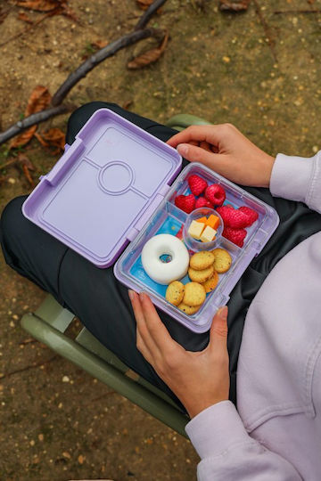 Yumbox Unicorn Plastic Kids' Food Container Unicorns Purple