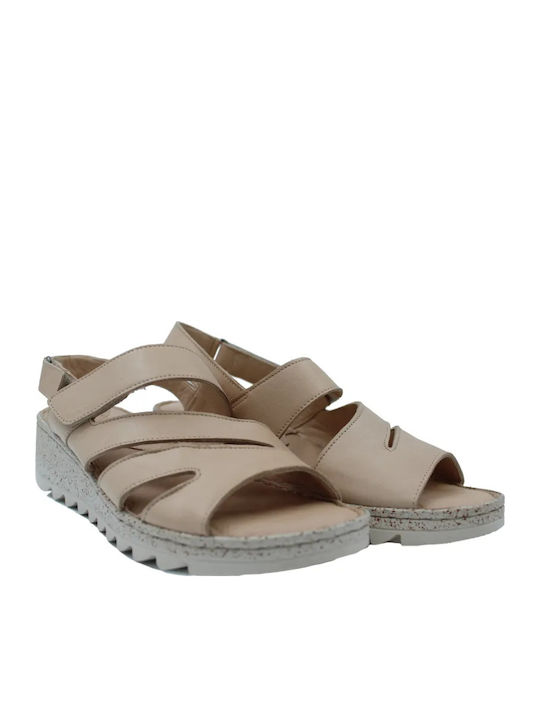 Anatomische Damenplattformen Beige