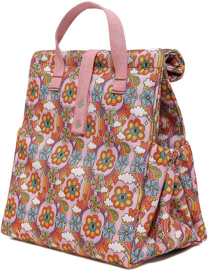 The Lunch Bags Original 2.0 Σχολικό Ισοθερμικό Τσαντάκι Φαγητού Ώμου 5lt Ροζ 21x16x24cm