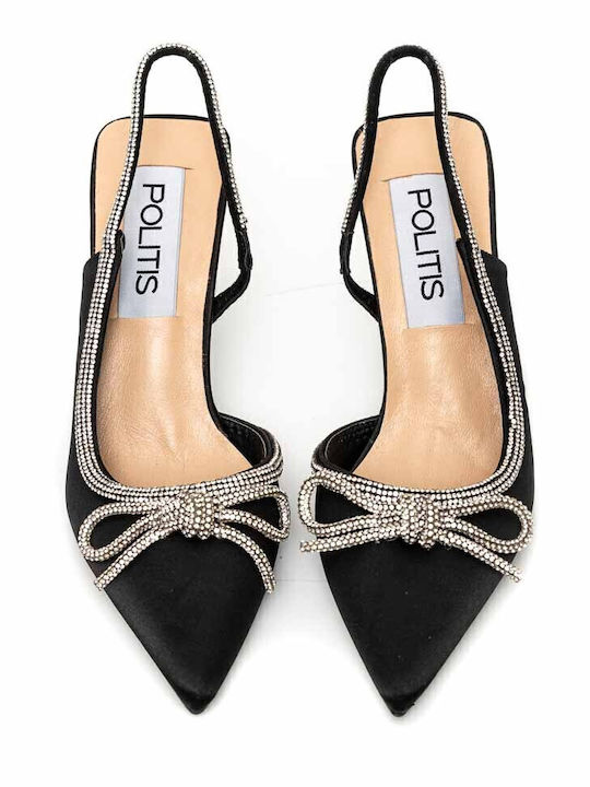 Anatomic Leather Black High Heels