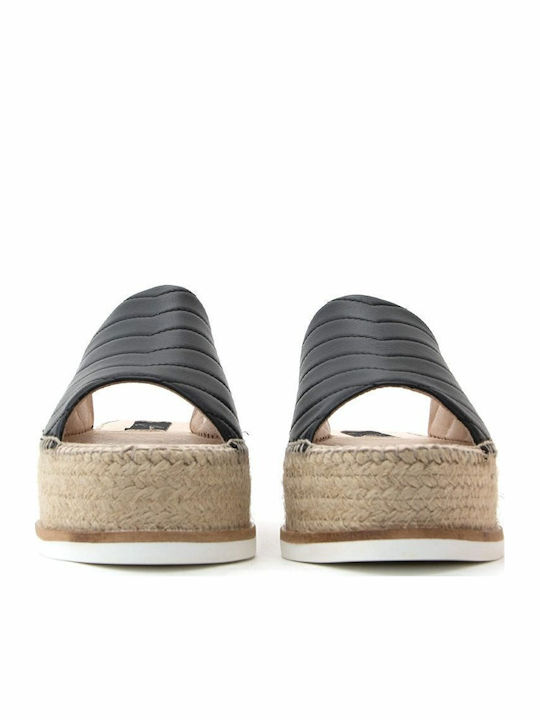 Platforme dama în Tip Pantofi Slip On Negru