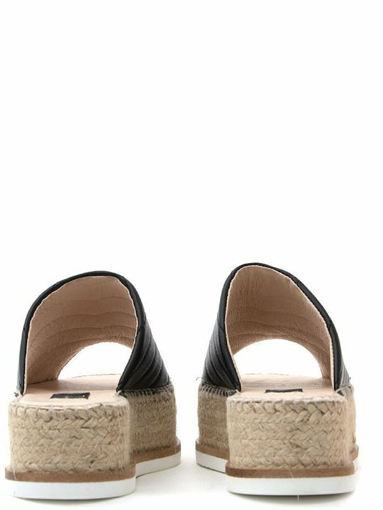 Platforme dama în Tip Pantofi Slip On Negru