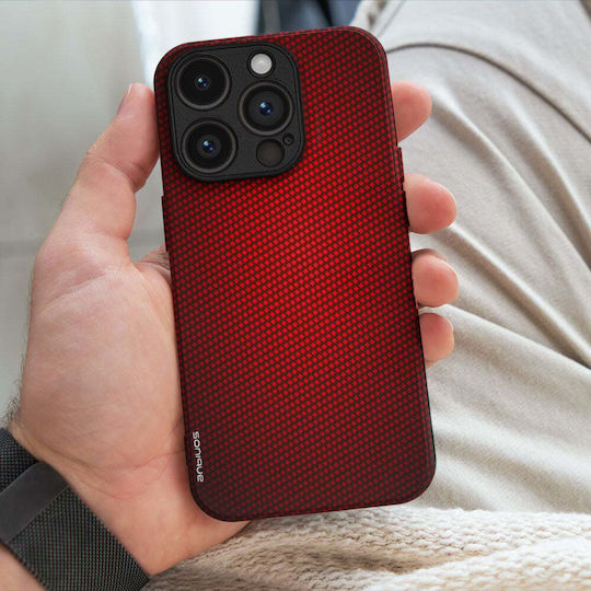 Sonique Carbon Series Case for Xiaomi 14t Pro Red