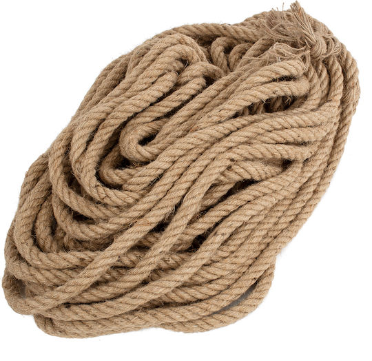 GloboStar Beige Rope Diameter 20mm with Length 50m Beige Knitted Rope D20mm x L50m