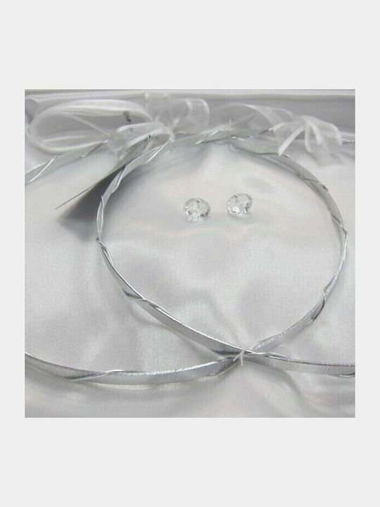 Georgiou Silver Plated Wedding Crowns