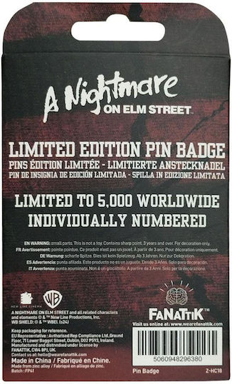 Nightmare On Elm Street Elm Street Sign & Freddy Krueger's Claws Pin Le5000