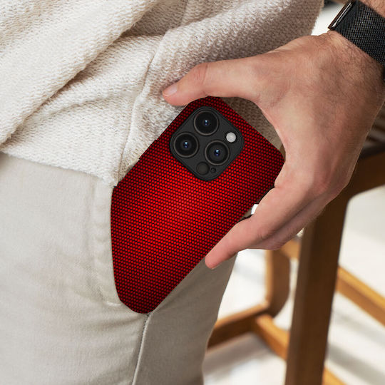 Sonique Carbon Series Case for Realme Note 60 4G Red