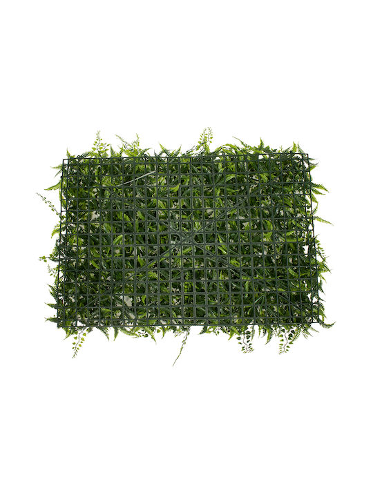 GloboStar Artificial Foliage Panel Dwarf Fern - Dwarf Ivy - Dwarf Daphne 60x40cm