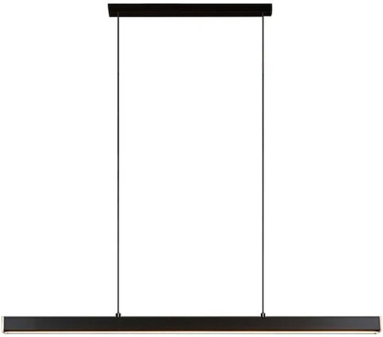 Toolight Κρεμαστό Φωτιστικό Μαύρο LED 80x120εκ.