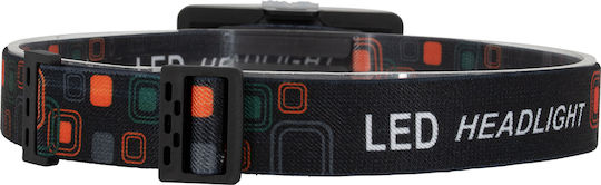 GloboStar Rechargeable Headlamp LED Dual Function with Maximum Brightness 2500lm XML2 Black
