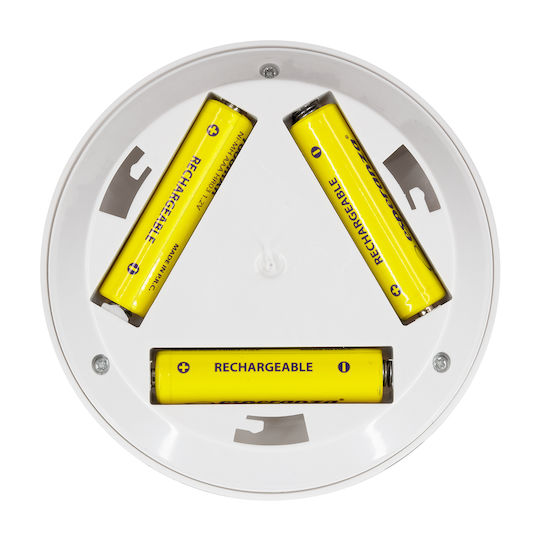 GloboStar Light Spot for Cabinets with Battery Powered, Remote Control and Mounting Sticker 1pcs