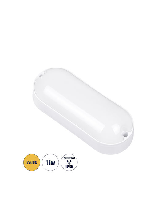 GloboStar Homie Waterproof LED Ceiling Lamp 11W 2700K 17x7x4.5cm