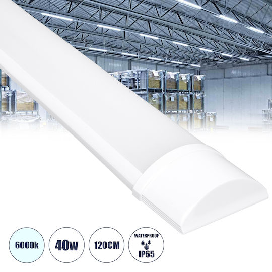GloboStar Outdoor Lighting Batten with Built-in LED 40W 120cm