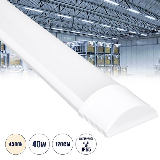 GloboStar Lighting Batten Outdoor with Integrated LED 40W 120cm