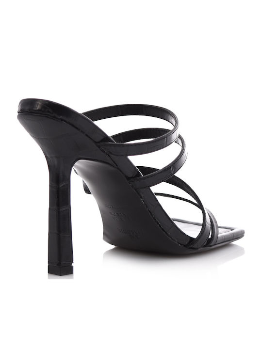 Leder Sandalen Schwarz