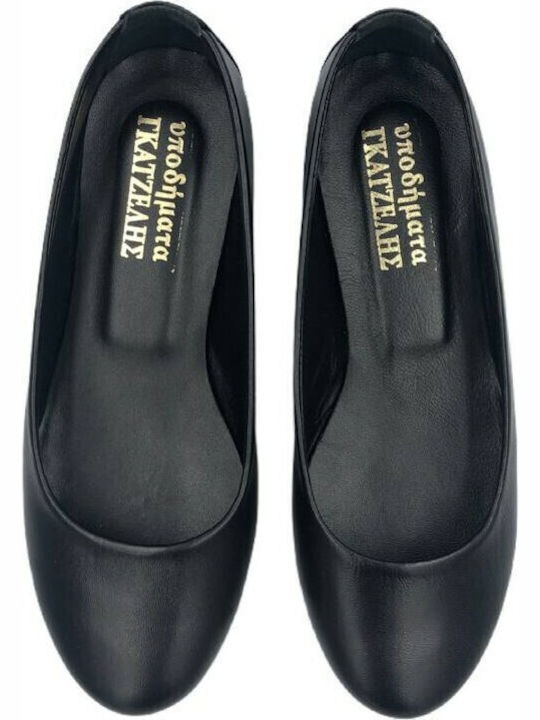Suede Ballerinas Black
