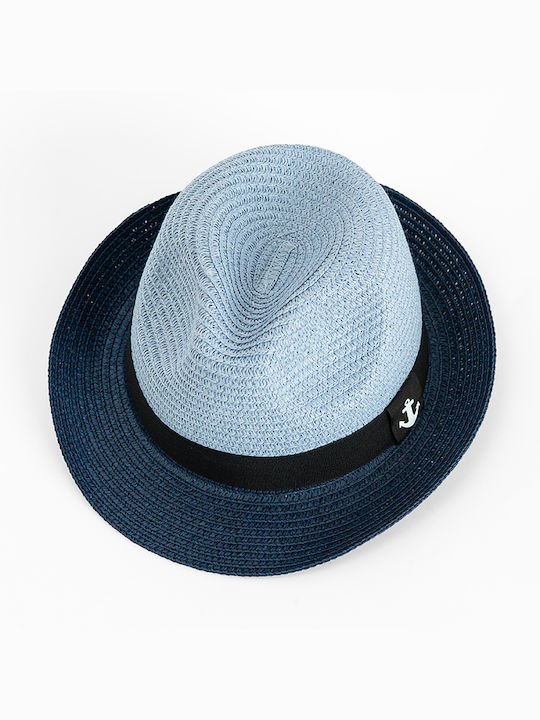 Cool Club Palarie Copii Fedora Din Paie Albastră
