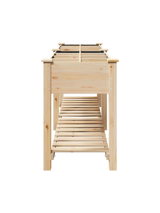vidaXL Ghiveci Lemn 203x53x76cm.
