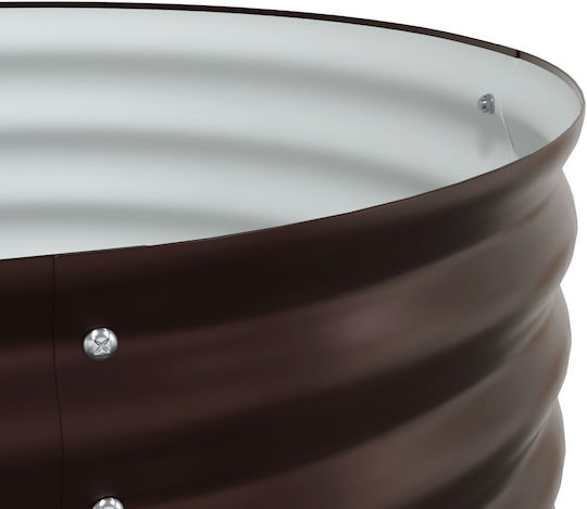 vidaXL Topf Metallisch Brown 400x80x81cm.