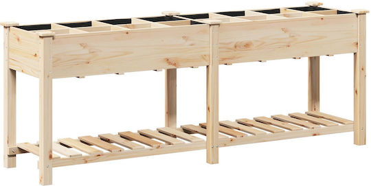 vidaXL Саксия Дърво 203x53x76см.