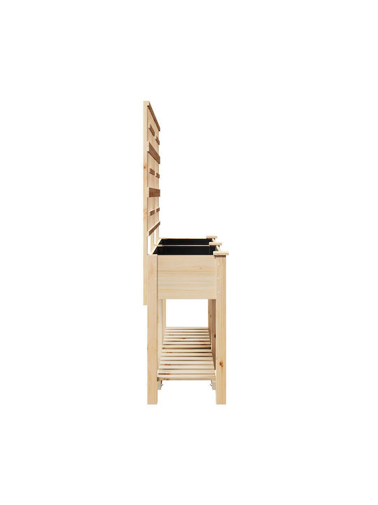 vidaXL Pot Wooden 161x43x152cm.