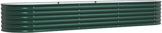 vidaXL Pot Metallic Green 320x80x44cm.