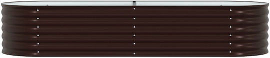 vidaXL Pot Metallic Brown 240x80x44cm.