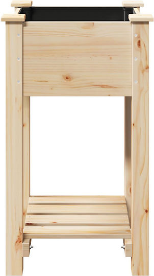 vidaXL Topf Hölzernes 45x45x76cm.