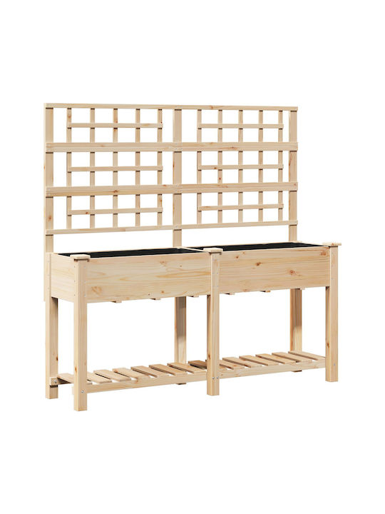 vidaXL Pot Wooden 161x43x152cm.