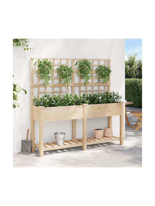 vidaXL Pot Wooden 161x43x152cm.