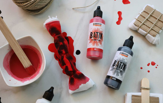 Batik Paint 80 Ml Pentart Μπατίκ Ύφασμα Κόκκινο