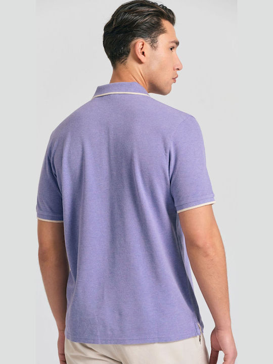 Polo Short Sleeve Blouse Dahlia Purple Mel