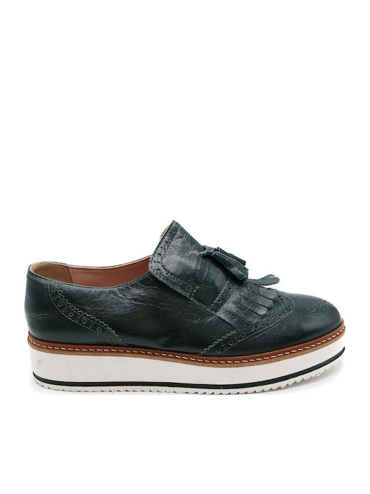 Women's Moccasins in Khaki Color