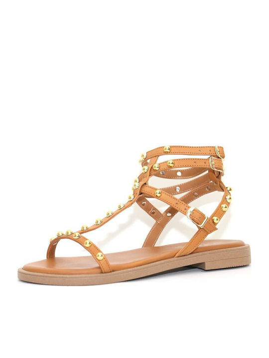Sandale casual dama din piele maro