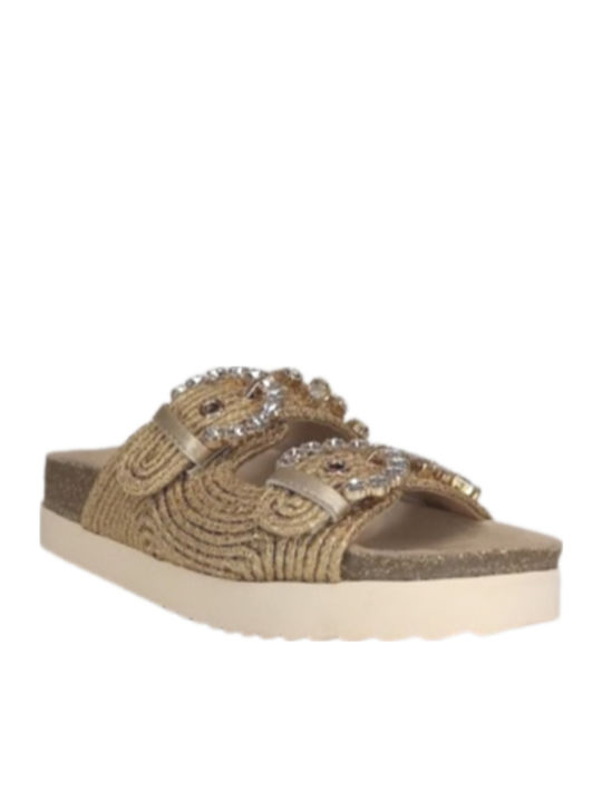 Women's Flat Sandals Beige