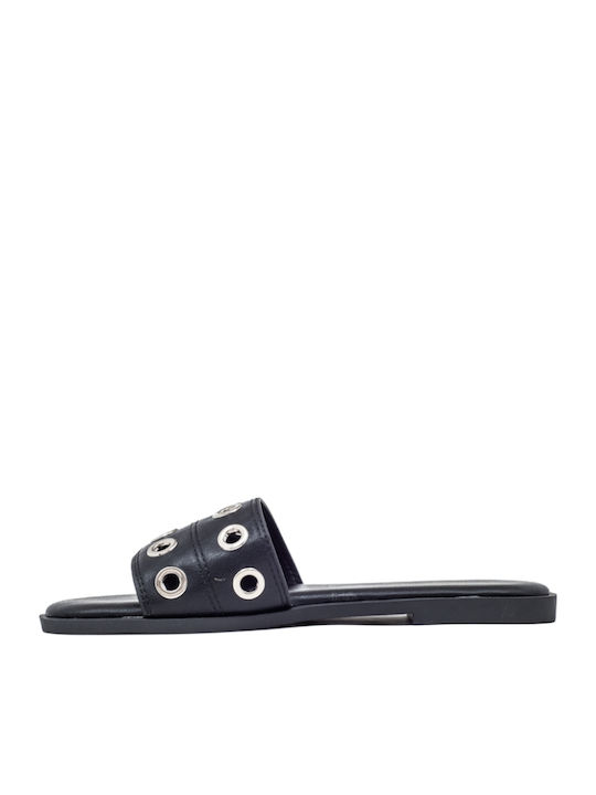 Flache Sandalen für Damen in Schwarz Farbe