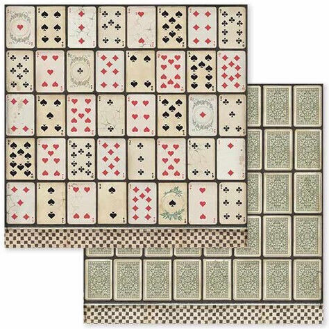Hârtie pentru scrapbooking 10 buc Stamperia Alice