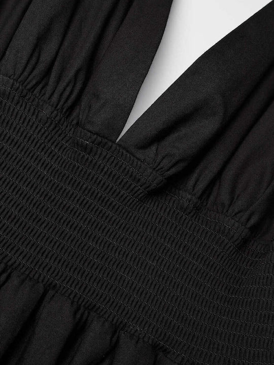 Summer Maxi Evening Dress Black