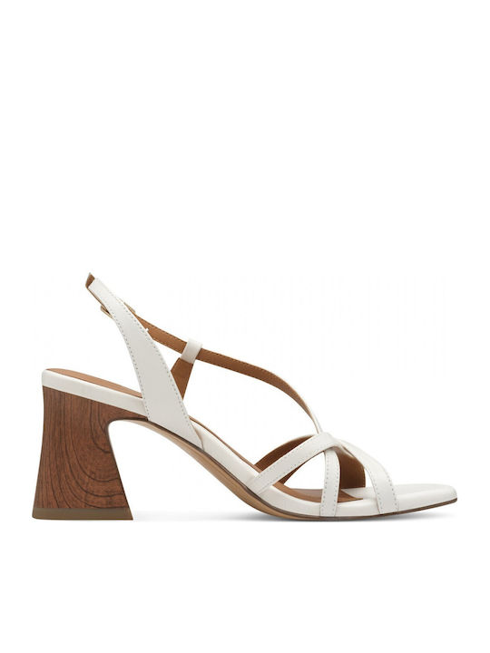 Leather Sandals White