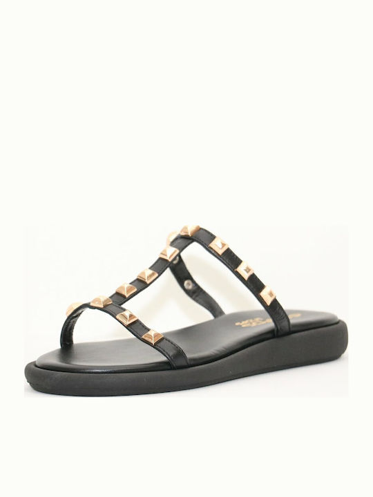 Sandale Casual Damă din Piele Negru