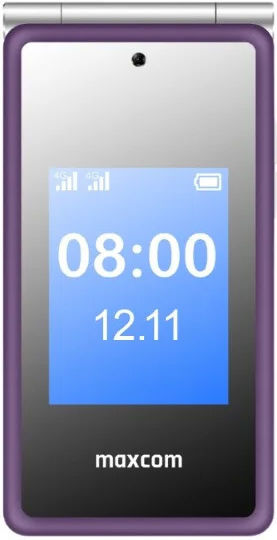 MaxCom MM835 Dual SIM Mobile with Buttons Purple