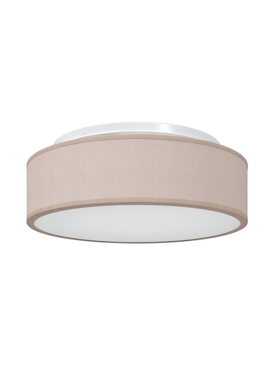 vidaXL Mount Ceiling Light 38cm Brown with E27 Lamp Adapter