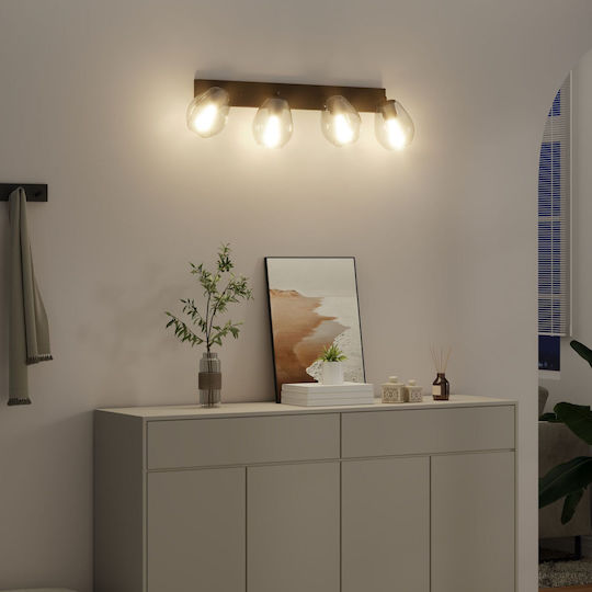 vidaXL Ceiling Mount Light 70cm Gray