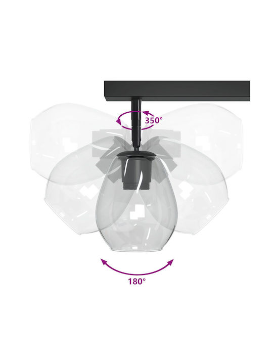 vidaXL Lighting fixtures Ceiling Mount Light 54cm Gray with Socket E27