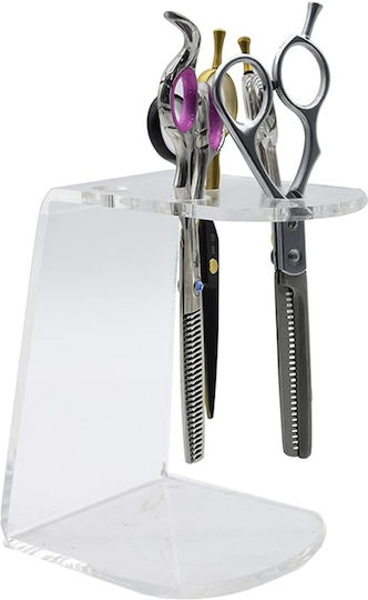 Βάση Ψαλιδιών Sibel Scissors Holder Stand Plastic Transparent