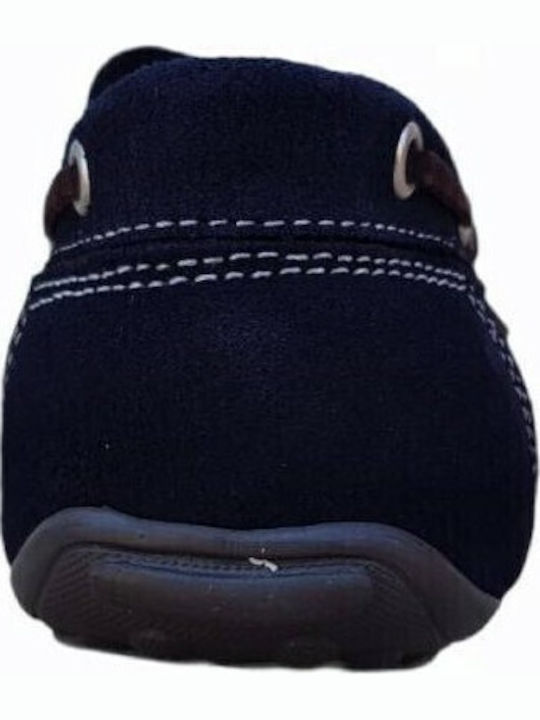Suede Ανδρικά Loafers σε Μπλε Χρώμα